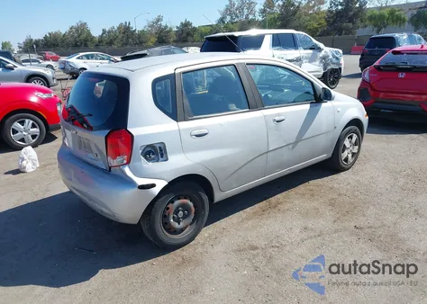 2007 Chevrolet Aveo 5 Special Value из США, поврежденный, VIN KL1TD66627B780816